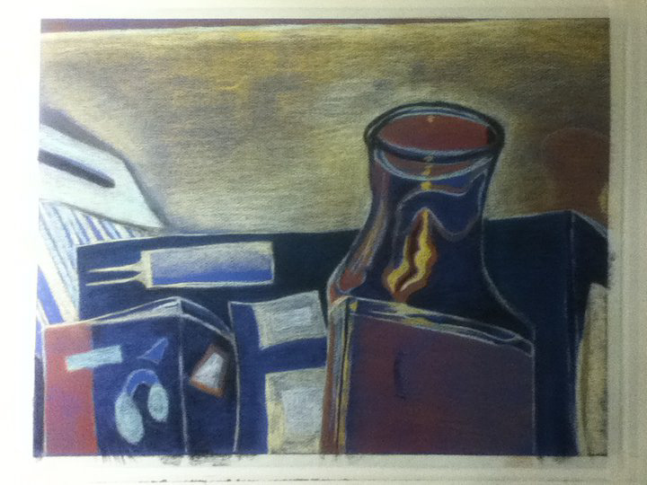 Things On A Shelf - soft pastel